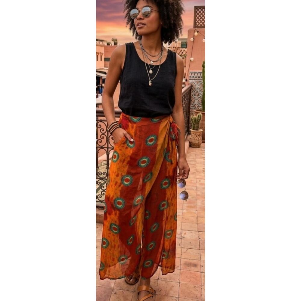 Zara Vibrant Sheer Pants
